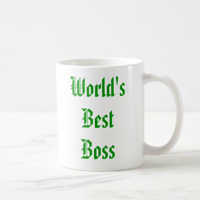 Weltbester Chef Kaffeetasse (Rechts)