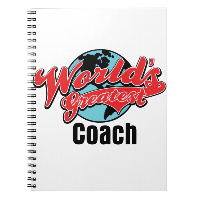 Weltbester Coach Notizblock (Vorderseite)