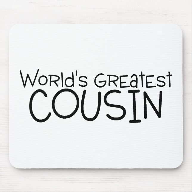 Weltbester Cousin Mousepad (Vorne)