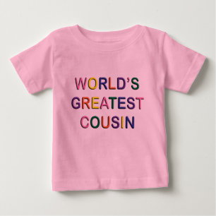 Weltbester Cousin Rosa Säugling T - Shirt