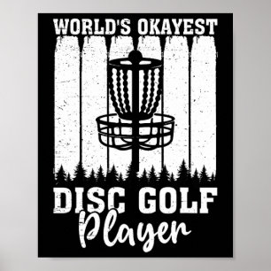 Weltbester Durchschnittlicher Disc-Golf-Spieler - Poster