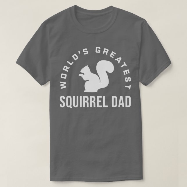 Weltbester Eichhörnchen-Vater Funny Squirrel Männe T-Shirt (Design vorne)