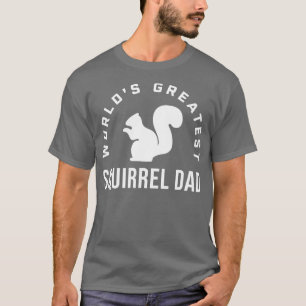 Weltbester Eichhörnchen-Vater Funny Squirrel Männe T-Shirt