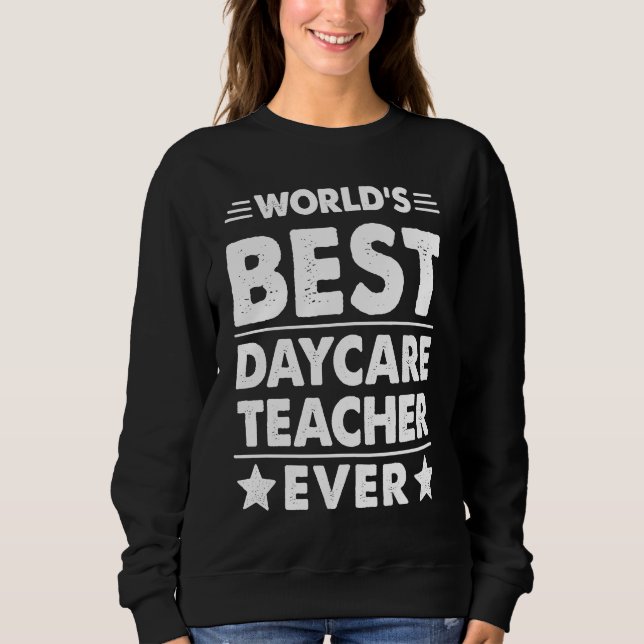 Weltbester Erzieher Sweatshirt (Vorderseite)
