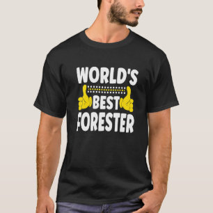 Weltbester Förster Jobtitel Beruf Forst T-Shirt