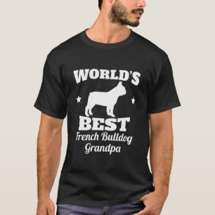 Weltbester französische Bulldoggen-Großvater T-Shirt