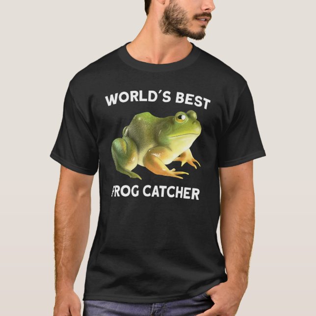 Weltbester Froschfänger Kinder Junge und Mädchen 1 T-Shirt (Vorderseite)