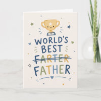 Weltbester Furzer... Vater! Süße Trophäe Vater'