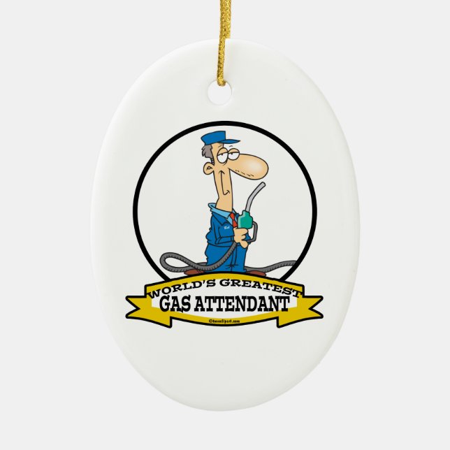 WELTBESTER GAS-AUFMERKSAM MÄNNER CARTOON KERAMIK ORNAMENT (Vorne)