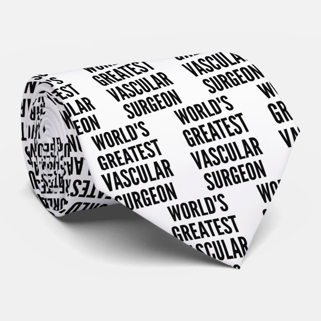 Weltbester Gefäßchirurg Krawatte (Gerollt)