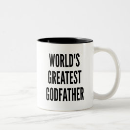 Weltbester Godvater Zweifarbige Tasse
