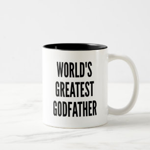Weltbester Godvater Zweifarbige Tasse