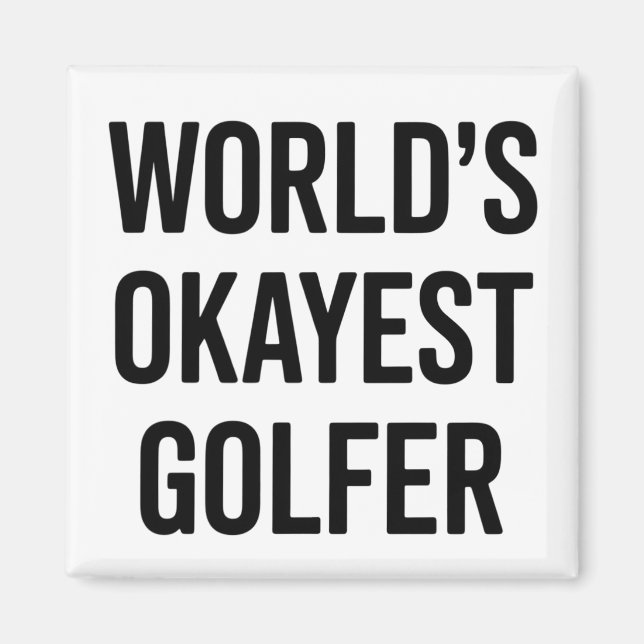 Weltbester Golf Vater Vatertag Golfen  Magnet (Vorne)