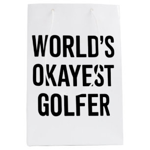 Weltbester Golf Vater Vatertag Golfen Mittlere Geschenktüte