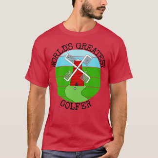 Weltbester Golfer Crazy Golf Sarcasm T-Shirt