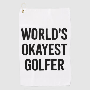 Weltbester Golfer-Vater zum Vatertag Golfen Golfhandtuch
