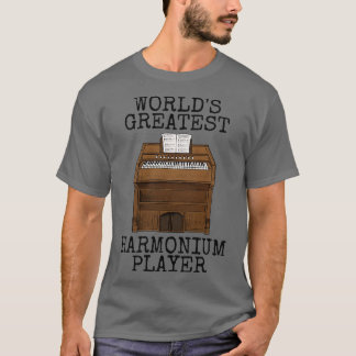 Weltbester Harmonium Player Church Organist F T-Shirt