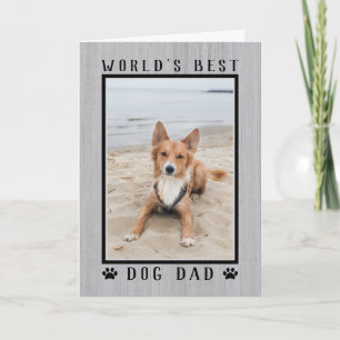Weltbester Hundepapa Alles Gute zum Geburtstag Fot Karte