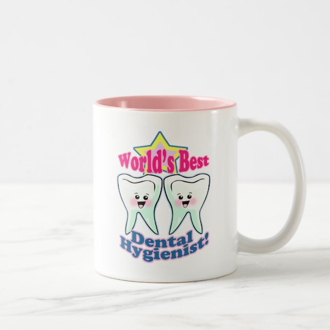 Weltbester Hygieniker Zweifarbige Tasse (Rechts)