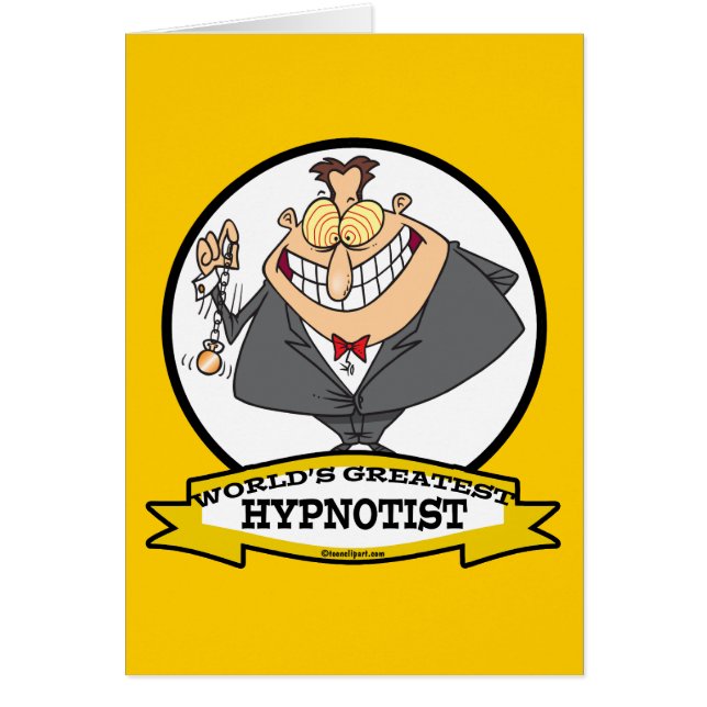 WELTBESTER HYPNOTIST-CARTOON (Vorne)