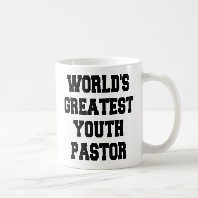 Weltbester Jugendpastor Kaffeetasse (Rechts)