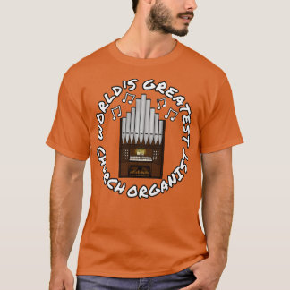 Weltbester Kirchenorganist Orgel Lehrer Musik T-Shirt
