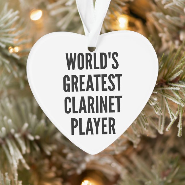 Weltbester Klarinettenspieler Ornament (Baum)