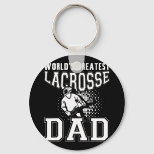 Weltbester Lacrosse-Vater Lax Stock Lacrosse Schlüsselanhänger