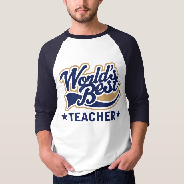 Weltbester Lehrer T-Shirt (Vorderseite)