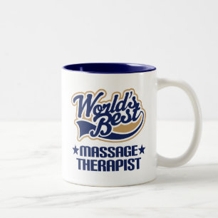 Weltbester Massage-Therapeut Zweifarbige Tasse