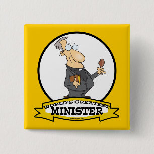 WELTBESTER MINISTER-CARTOON BUTTON