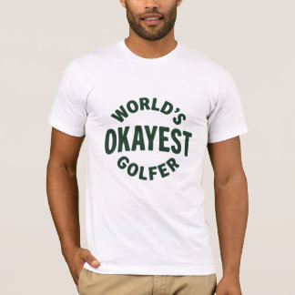 Weltbester Mittelmaß-Golfer Vintage Golf Humor T-Shirt