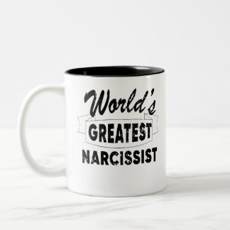 weltbester Narcissist Zweifarbige Tasse