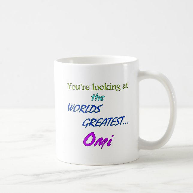 Weltbester Omi Kaffeetasse (Rechts)