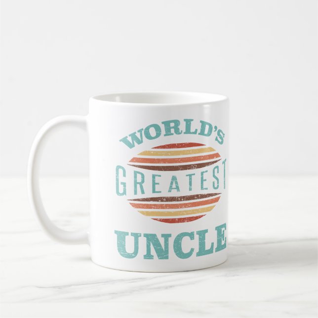 Weltbester Onkel Kaffeetasse (Links)