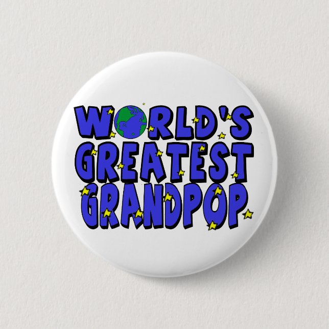 Weltbester Opa Button (Vorderseite)
