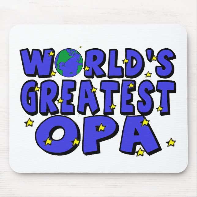 Weltbester Opa Mousepad (Vorne)