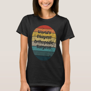 Weltbester Orthopäde Chirurg Vintage Sonnenunterga T-Shirt