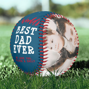 Weltbester Papa 3 Foto-Collage Erinnerungsstück Ba Baseball