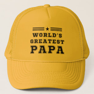 Weltbester Papa Frohes Vatertagsgeschenk T-Shirt Truckerkappe