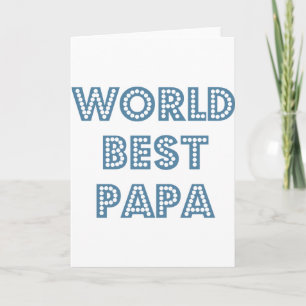 Weltbester Papa Karte