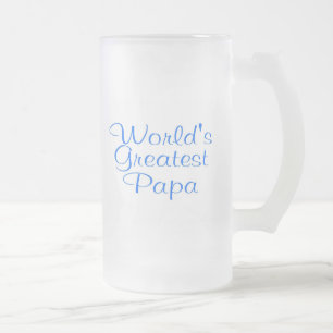 Weltbester Papa Mattglas Bierglas