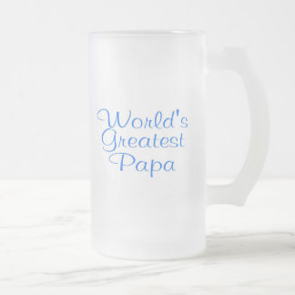 Weltbester Papa Mattglas Bierglas