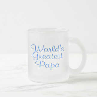 Weltbester Papa Mattglastasse