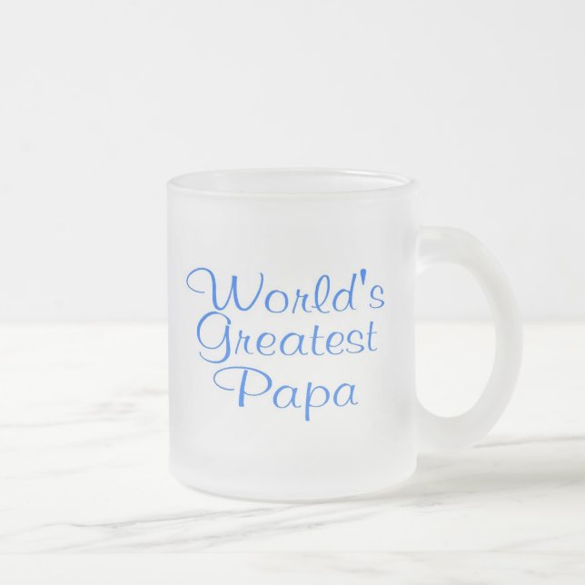 Weltbester Papa Mattglastasse (Rechts)