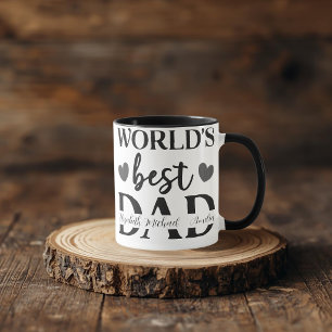 Weltbester Papa Personalisierter Becher Tasse
