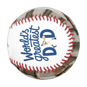 Weltbester Papa Vatertag Foto Collage Baseball