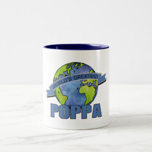 Weltbester Papa Zweifarbige Tasse