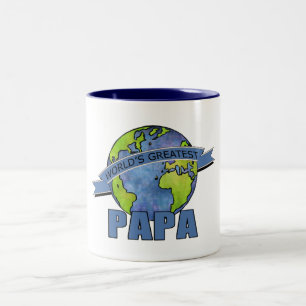 Weltbester Papa Zweifarbige Tasse