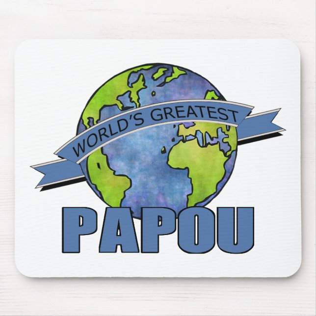 Weltbester Papou Mousepad (Vorne)